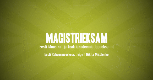Public Master’s Examination in Choral Conducting. Nikita Mischchenko